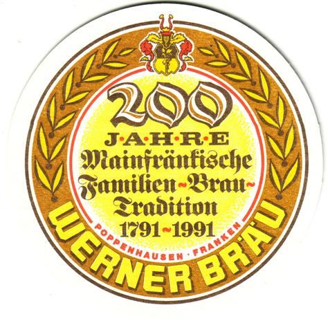 poppenhausen sw-by werner 200 jahre 1ab (rund200-mainfrnkische) 